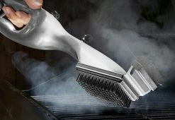 Brand new π Stainless Steel Steam Cleaning Grill Brush by Grill Daddy Brush Company Inc π€©