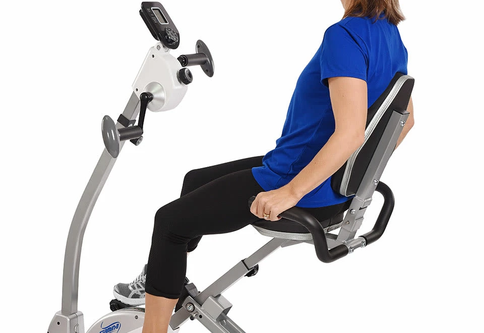 Cheapest π€© Space Saving Recumbent Exercise Bike with Upper Body Motion by Stamina Products, Inc. π - Image 3