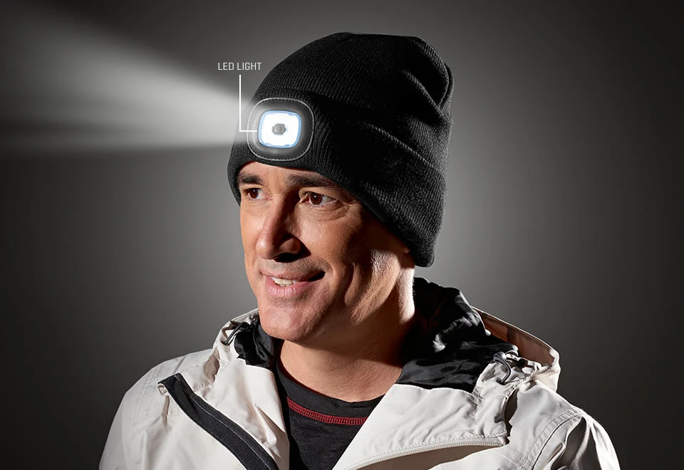 Wholesale β€οΈ LED Light Up Beanie by Sharper Image β¨