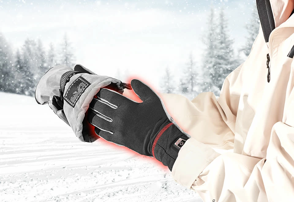 Outlet βοΈ Wireless Rechargeable Warming Glove Liners by Sharper Image π€©