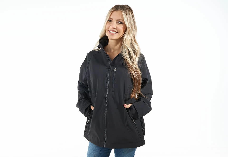 Discount π₯° Women's Rechargeable Heated Softshell Jacket by Sharper Image π - Image 4