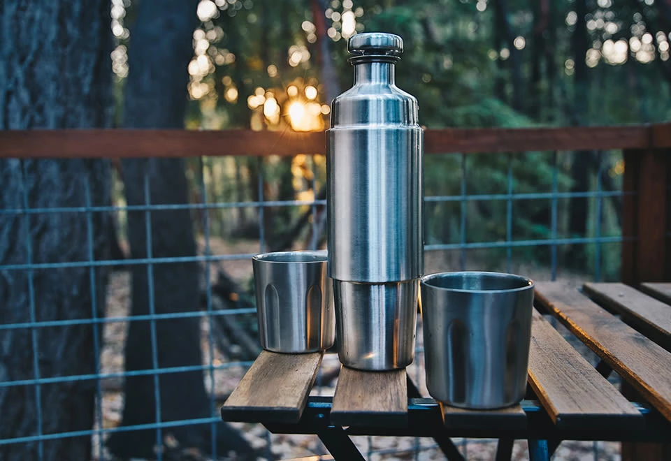 Budget π Magnetic Outdoor Flask and Tumbler Set by High Camp Design π