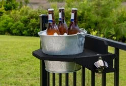 Outlet π Patio Rail Beverage Caddy by Balconista, LLC π